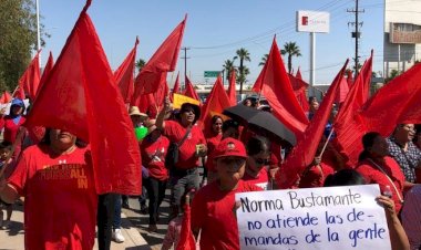 Antorchismo cachanilla anuncia manifestación en Mexicali