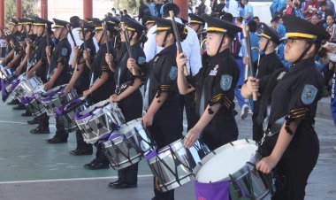 Antorcha en Michoacán realiza el primer encuentro estatal de bandas de guerra