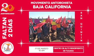 A 2 días de la gran fiesta de los bajacalifornianos, #20AñosDeProgreso