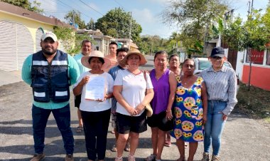 Concluye pavimentación de calles de la Unidad Antorchista de Chetumal