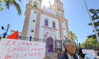 Protestan sinaloenses por falta de agua y medidas gubernamentales