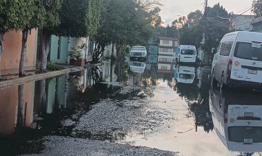 Aguas negras, focos de infección en Ecatepec