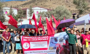 Gracias a gestiones de Antorcha, arranca obra de agua potable para colonias populares en Tijuana