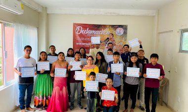 Nayarit participa en la II Jornada Nacional de Declamación