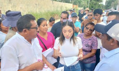 Maestros antorchistas solicitan apoyo del ayuntamiento de Othón P. Blanco