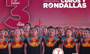 ¡A tres días de la II Jornada Nacional de Coros y Rondallas