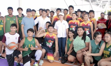 Inauguran rehabilitación del Deportivo “Antorcha”