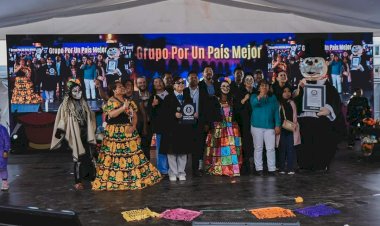 Antorcha logra dar proyección mundial a México con ofrenda monumental