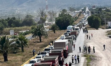 Gobierno de Hidalgo bloquea protesta de mineros de Zimapán