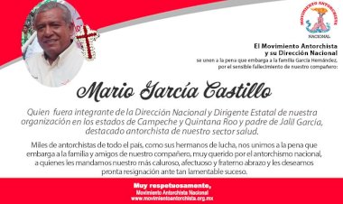 ESQUELA | Mario García Castillo