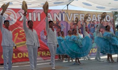 XV aniversario de la colonia Fraternidad Antorchista