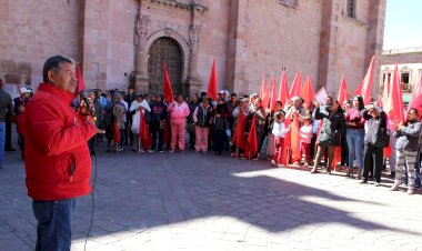 Antorchistas entregarán peticiones del pueblo al gobierno zacatecano