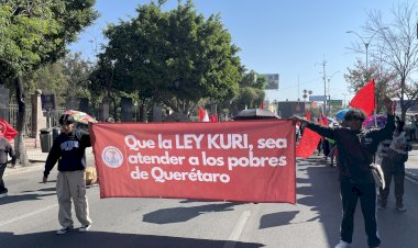 Antorchistas queretanos marchan por justicia social